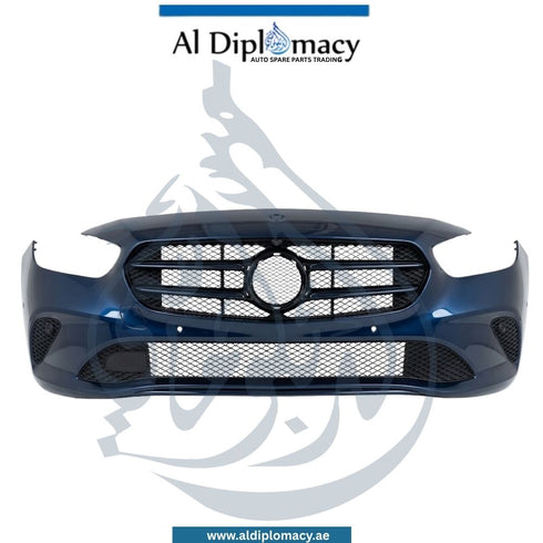 Mercedes-Benz B Class W247 Front Bumper, With Sensor Hole, Blue, Complete - OEM Part Number A2478807405 5667 Used Original
