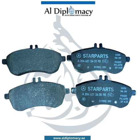 Mercedes-Benz C Class W204 Brake Pad, Front - OEM Part Number A0004201005 90 Star Care Original
