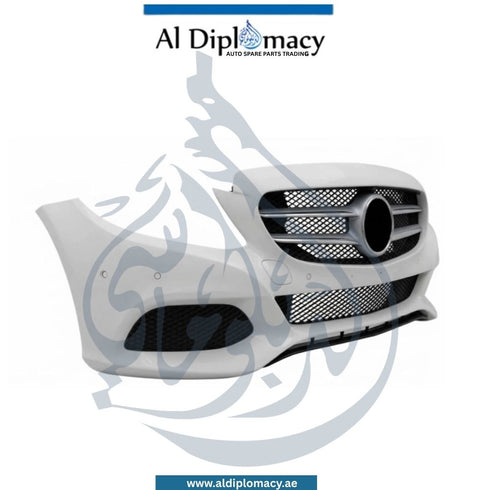 Mercedes-Benz C Class W205 Front Bumper, With Sensor Hole, Normal, Complete - OEM Part Number A2058802040 Used Original