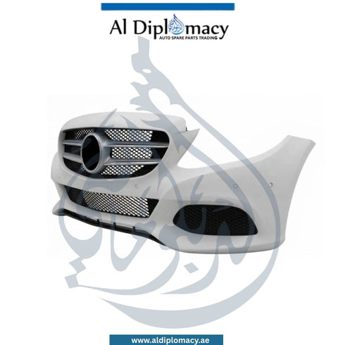 Mercedes-Benz C Class W205 Front Bumper, With Sensor Hole, Normal, Complete - OEM Part Number A2058802040 Used Original