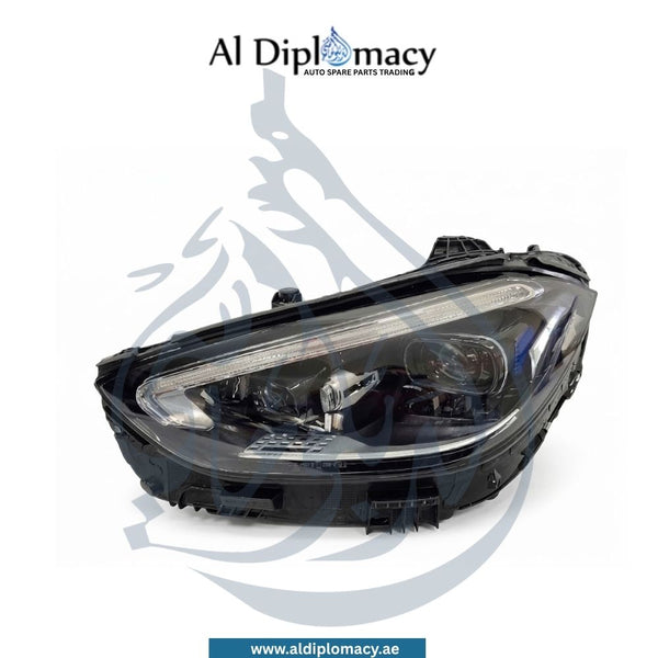 Mercedes-Benz C Class W206 Headlight, Digital LED, Left Side, Complete - OEM Part Number A2069062903 Used Original