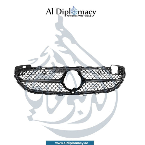 Mercedes-Benz C Class W206 Show Grille, Diamond, AMG, Black - OEM Part Number A2068882100 Used Original