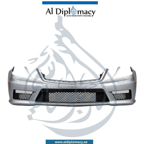 Mercedes-Benz E Class W212 Front Bumper, With Sensor And Wiper Hole, AMG 63, Complete - OEM Part Number A2128803340 Used Original