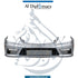 Mercedes-Benz E Class W212 Front Bumper, With Sensor And Wiper Hole, AMG 63, Complete - OEM Part Number A2128803340 Used Original