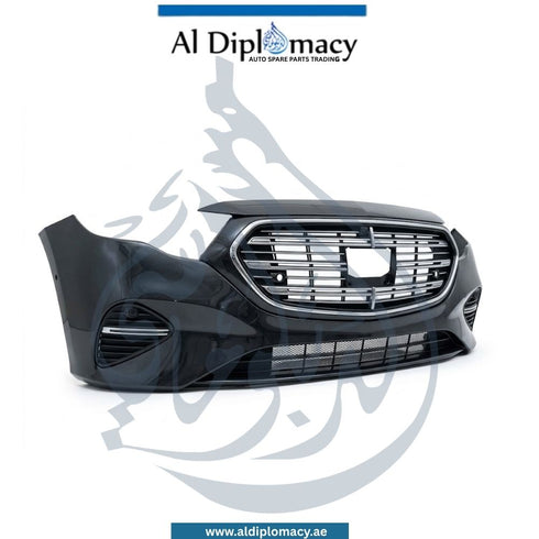 Mercedes-Benz E Class W214 Front Bumper, With Sensor Hole, Normal, Complete - OEM Part Number A2148850300 Used Original