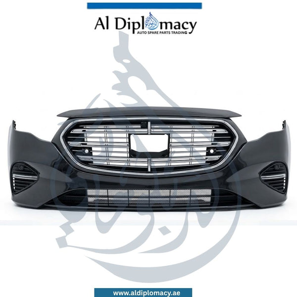 Mercedes-Benz E Class W214 Front Bumper, With Sensor Hole, Normal, Complete - OEM Part Number A2148850300 Used Original