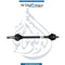 Mercedes-Benz E Class W214 Rear Axle Shaft Left Side Or Right Side - OEM Part Number A2143502702 Original Mercedes-Benz Used Part