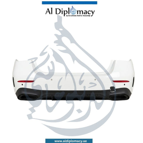 Mercedes-Benz E Class W214 Rear Bumper, With Sensor Hole, AMG, Complete - OEM Part Number A2148859004 Used Original