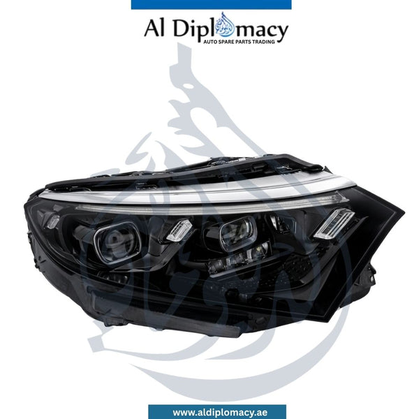 Mercedes-Benz EQS Class V297 Headlight LED Right Side, Complete - OEM Part Number A2979061202 Mercedes Genuine Used