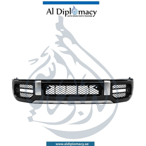 Mercedes-Benz G Class W463 Front Bumper With Sensor Hole AMG 63 Complete - OEM Part Number A4638858400 Original Used