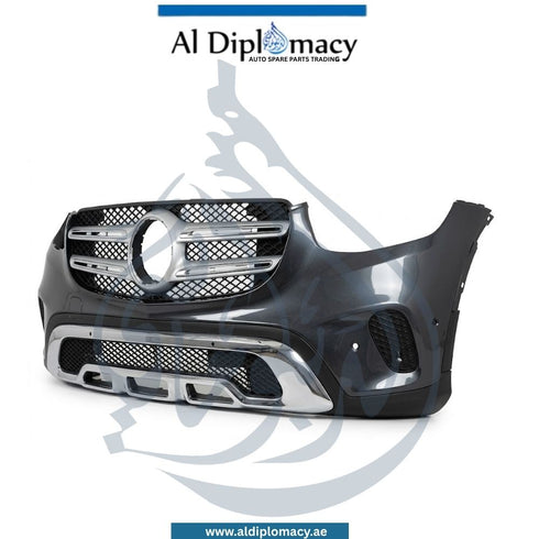Mercedes-Benz GLC Class X253 Front Bumper, With Sensor Hole, Normal, Complete - OEM Part Number A2538858102 Used Original