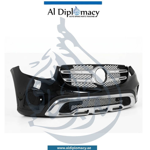Mercedes-Benz GLC Class X253 Front Bumper, With Sensor Hole, Normal, Complete - OEM Part Number A2538858102 Used Original