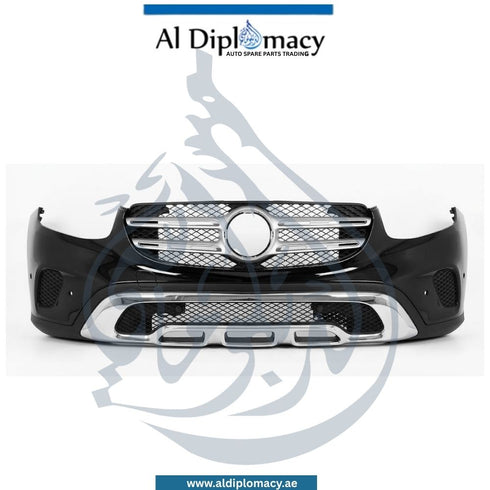 Mercedes-Benz GLC Class X253 Front Bumper, With Sensor Hole, Normal, Complete - OEM Part Number A2538858102 Used Original