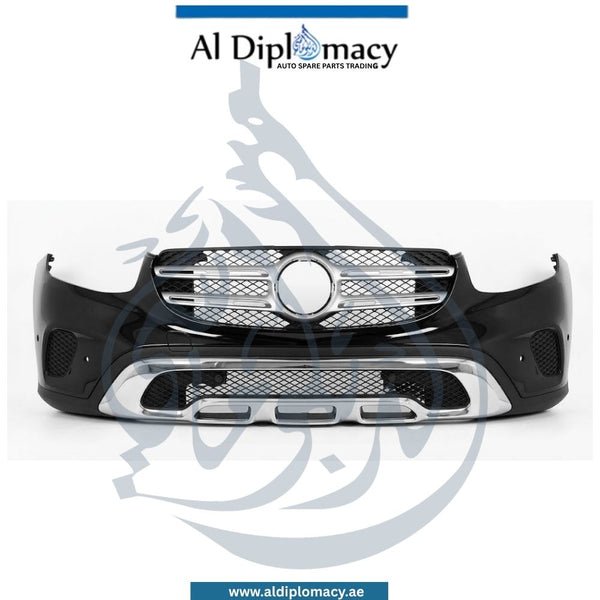 Mercedes-Benz GLC Class X253 Front Bumper, With Sensor Hole, Normal, Complete - OEM Part Number A2538858102 Used Original
