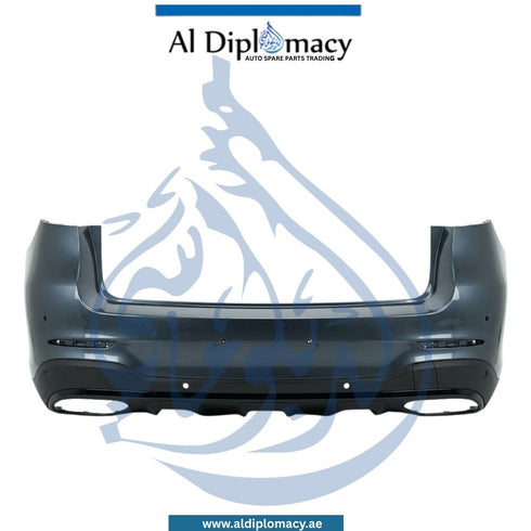 Mercedes-Benz GLC Class X253 Rear Bumper, Without Sensor Hole, AMG, Complete - OEM Part Number A2538851501 Used Original