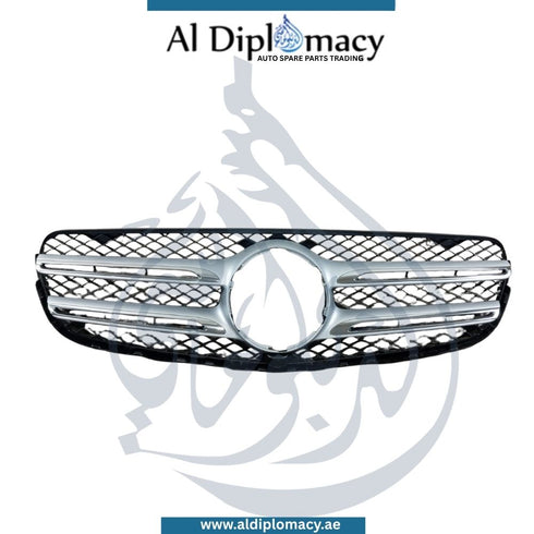 Original Mercedes-Benz Glc Class X253 Show Grille, Silver, Complete - Used OEM Part Number A2538882100