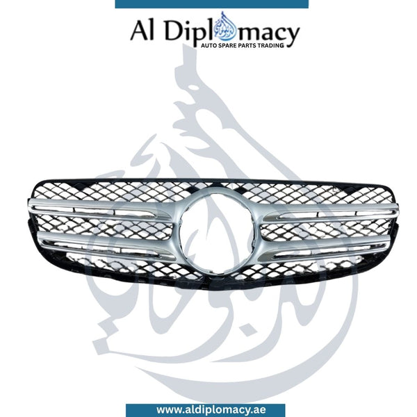 Original Mercedes-Benz Glc Class X253 Show Grille, Silver, Complete - Used OEM Part Number A2538882100