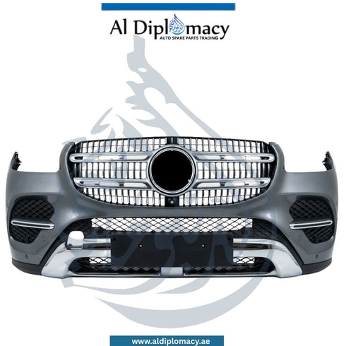 Mercedes-Benz GLE Class W167 Front Bumper, With Sensor Hole, Normal, Complete - OEM Part Number A1678806106 Used Original