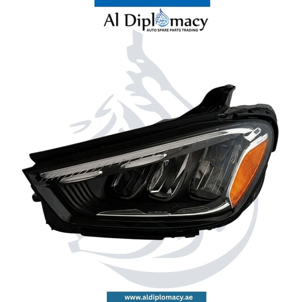 Original Mercedes-Benz GLE Class W167 Headlight, LED, USA Type, Left Side, Complete - Used OEM Part Number A1679068704