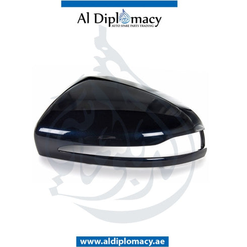 Mercedes-Benz Mirror Cover Blue Left Side - OEM Part Number A0998110100 5890 Original Mercedes-Benz Used Part