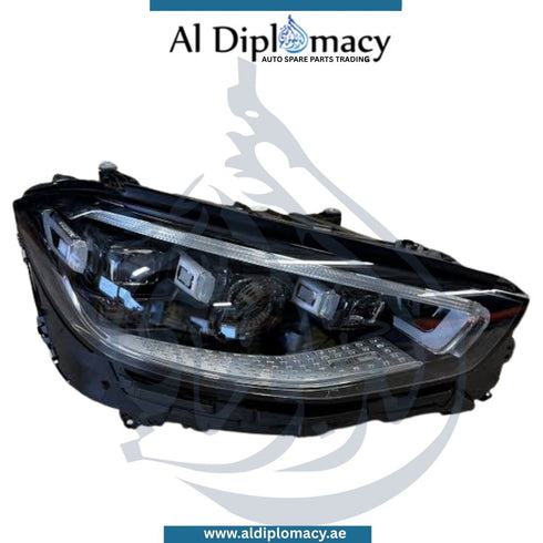 Original Mercedes-Benz S Class W223 Headlight, Dynamic LED, Empty, Right Side - Used OEM Part Number A2239064002