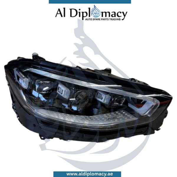 Original Mercedes-Benz S Class W223 Headlight, Dynamic LED, Empty, Right Side - Used OEM Part Number A2239064002