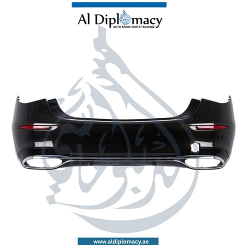 Mercedes-Benz S Class W223 Rear Bumper, With Sensor Hole, Complete - OEM Part Number A2238859700 Used Original