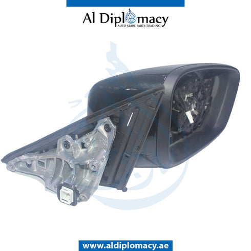 Right Mirror, WITH Camera, Black, COMPLETE for BMW 3 Series G20 (2018-2022) models