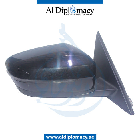 Right Mirror, WITH Camera, Black, COMPLETE for BMW 3 Series G20 (2018-2022) models, Part Number UN-G20/G21 Mirror RH+CAM BK-CO