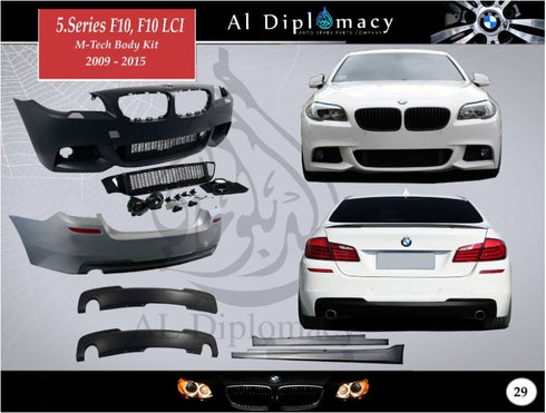 Series-f10-f10-lci-m-tech-2009-2015 for BMW 5 Series F10 (2010-2016) models