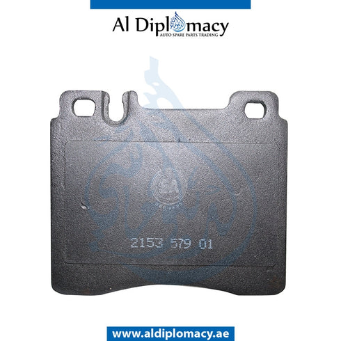 Front BRAKE Pad, WVA2130418 for Mercedes-Benz S Class W140 (1992-1999) models, Part Number SIM-0024200320