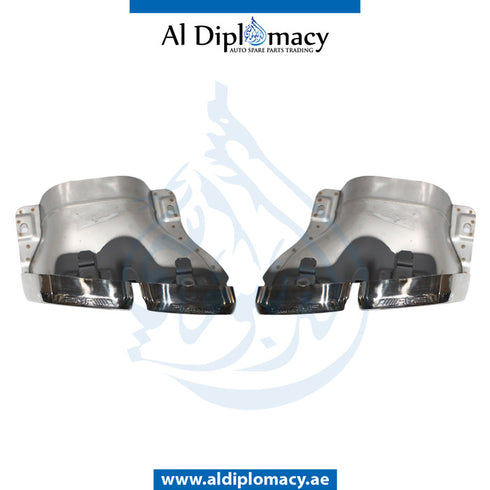 EXHAUST TAILPIPE Tip, SET for Mercedes-Benz C Class W205 (2015-2021) models