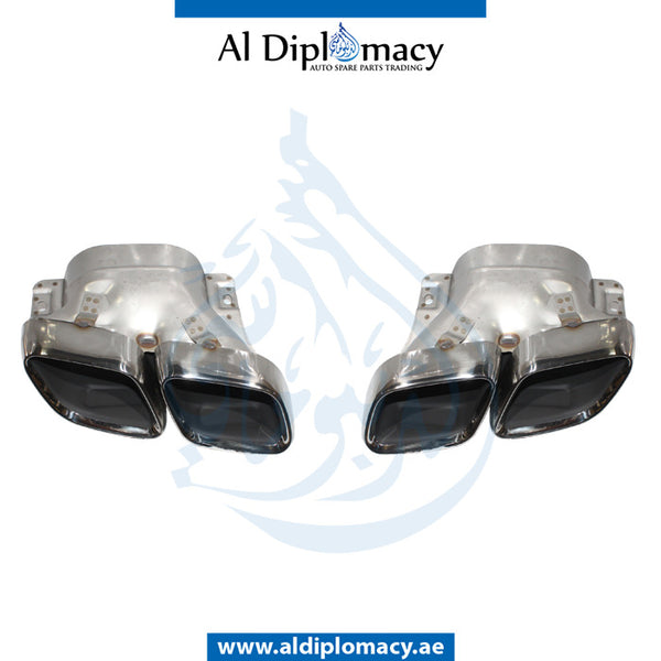 EXHAUST TAILPIPE Tip, SET for Mercedes-Benz C Class W205 (2015-2021) models, Part Number T-0004902800/2900