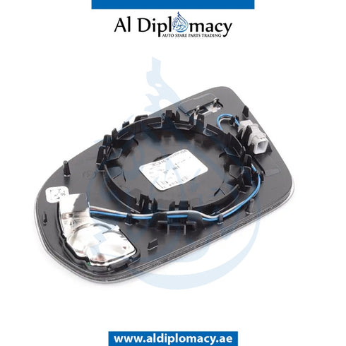 Right Mirror Glass, WITH BLIND SPOT for Mercedes-Benz C Class C217 (2015-2021) models