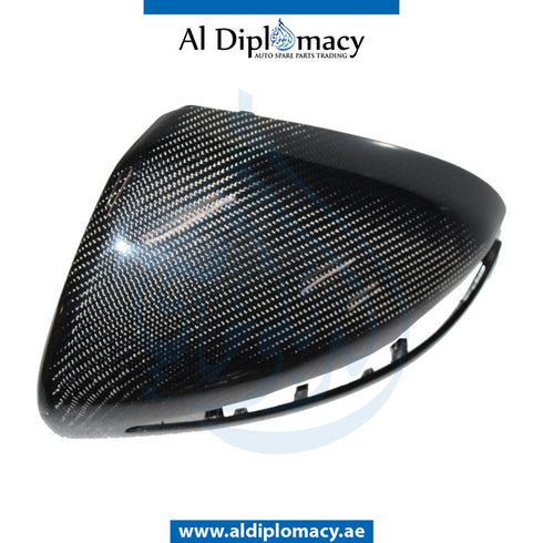 Mirror Cover, WITH Light, Carbon, SET for Mercedes-Benz C Class W205 (2015-2021) models, Part Number T-0998114900/5000-CARBON
