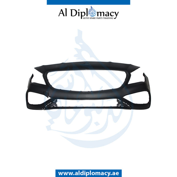 Front Bumper, WITHOUT SENSOR Hole, AMG for Mercedes-Benz CLA Class W117 (2013-2022) models, Part Number T-1178802701