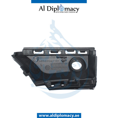 Front Left Lower BUMPER GRILLE Cover, CENTER for Mercedes-Benz CLA Class W117 (2013-2022) models, Part Number T-1178857700-CN