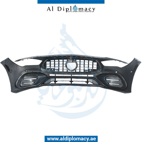 Front Bumper, WITH SENSOR Hole, COMPLETE for Mercedes-Benz CLA Class W118 (2019) models