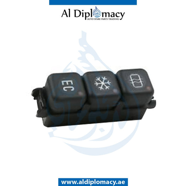 A/C SWITCH for Mercedes-Benz E Class W124 (1986-1995) models, Part Number T-1248201910