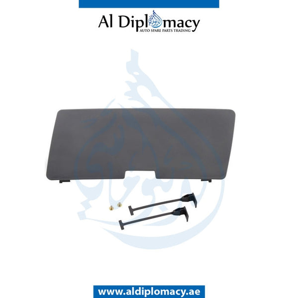 Front BUMPER TOWING HOOK COVER for Mercedes-Benz E Class W124 (1986-1995) models, Part Number T-1248800005