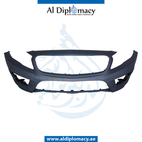 Front Bumper, WITHOUT SENSOR Hole, AMG for Mercedes-Benz GLA Class H247 (2014-2020) models
