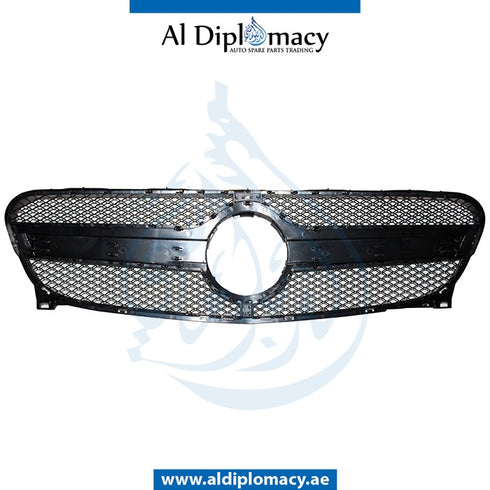 SHOW Grille, WITHOUT Logo, COMPLETE for Mercedes-Benz GLA Class H247 (2014-2020) models, Part Number T-1568880660-CO