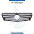 SHOW Grille, Silver, WITHOUT LOGO for Mercedes-Benz GLA Class H247 (2014-2020) models, Part Number T-156 GRILLE GLA45SL-W/O LOGO
