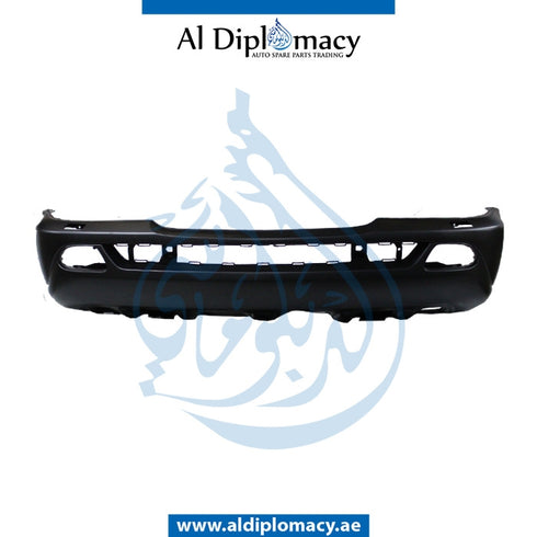 Front Bumper, WITH WIPER HOLE for Mercedes-Benz M Class W163 (1998-2005) models, Part Number T-1638804670