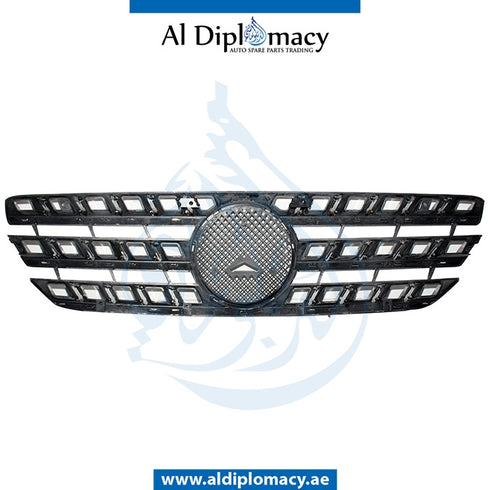 SHOW Grille, Silver, 3 LINES for Mercedes-Benz M Class W163 (1998-2005) models, Part Number T-163GRILL-SL(3LINE)