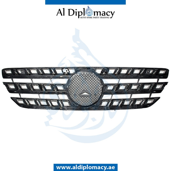 SHOW Grille, Silver, 3 LINES for Mercedes-Benz M Class W163 (1998-2005) models, Part Number T-163GRILL-SL(3LINE)
