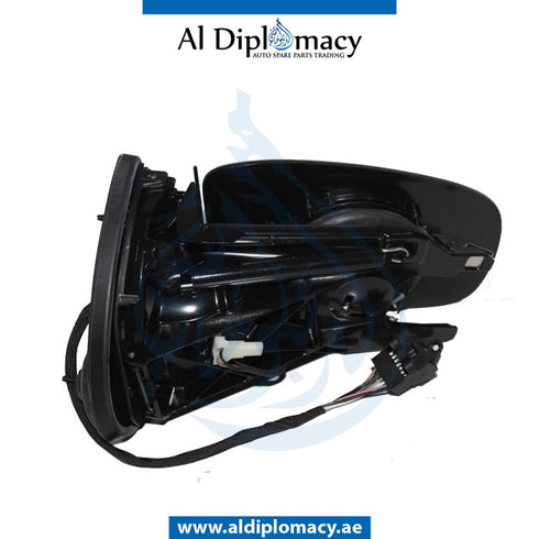 Left Mirror, WITH Glass, WITHOUT COVER for Mercedes-Benz M Class W163 (1998-2005) models