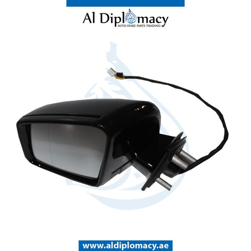 Left Mirror, BLACK for Mercedes-Benz M Class W164 (2006-2011) models, Part Number T-1648105193-BK