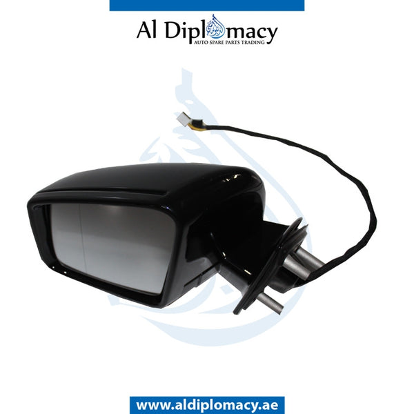 Left Mirror, BLACK for Mercedes-Benz M Class W164 (2006-2011) models, Part Number T-1648105193-BK