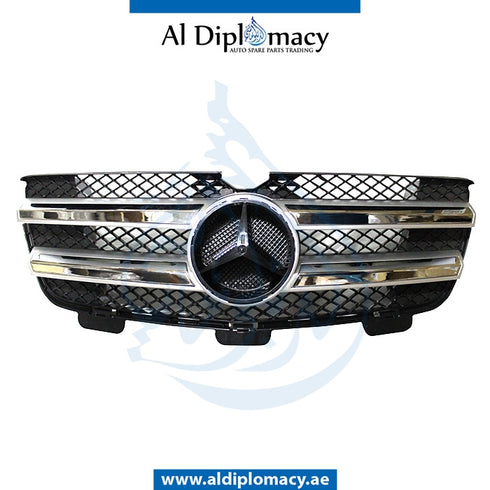 SHOW Grille, 2 LINES TYPE for Mercedes-Benz GL Class X164 (2006-2012) models, Part Number T-1648800185-2LINE